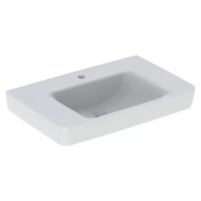 Keramag - Geberit Renova Plan, Waschtisch mit Ablagefläche, 75x48 cm, 1