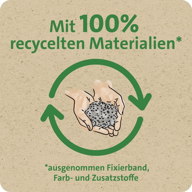 Swirl - Fixierband-Müllbeutel xl 30 l Reißfest & Dicht Mülltüte Müllsack