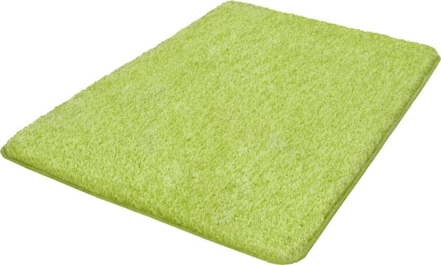 Badteppich Seattle kiwigrün Polyester 60 x 90 cm Badvorleger, Teppiche & Toilettensitzabdeckungen - Kleine Wolke