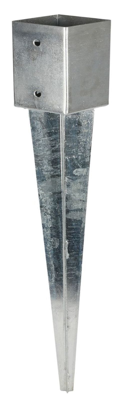 Buri - Einschlagbodenhülse verzinkt 71x71x750mm Einschlaghülse Bodeneinschlaghülse