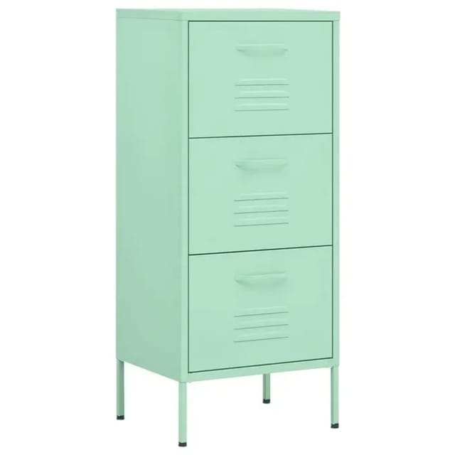 Lagerschrank Minzgrün 42,5x35x101,5 cm Stahl - Vidaxl