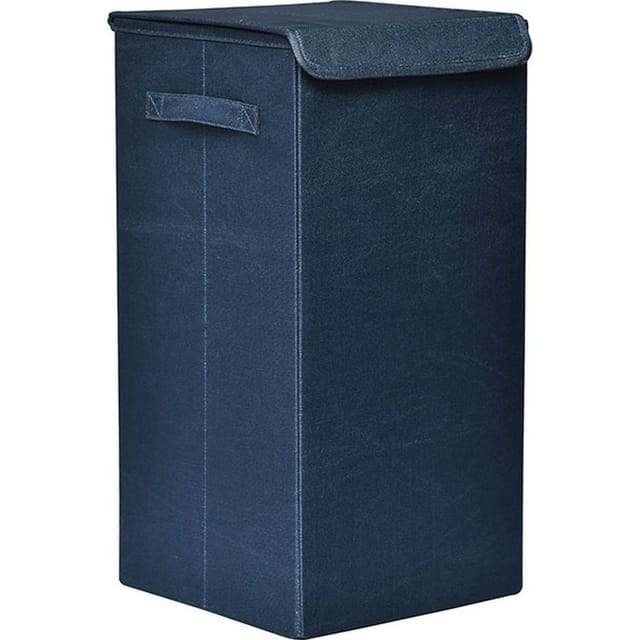 Tendance - Faltbarer wäschekorb aus polyestergewebe mdf - entenblau