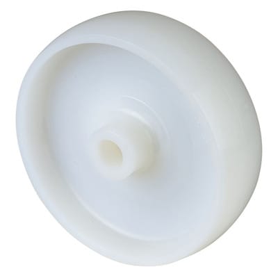 Bs Rollen - Ersatzrad Rad-Ø 125 mm Tragfähigkeit 300 kg Kunststoff weiß Achs-Ø 15 mm Nabenlänge 44 mm