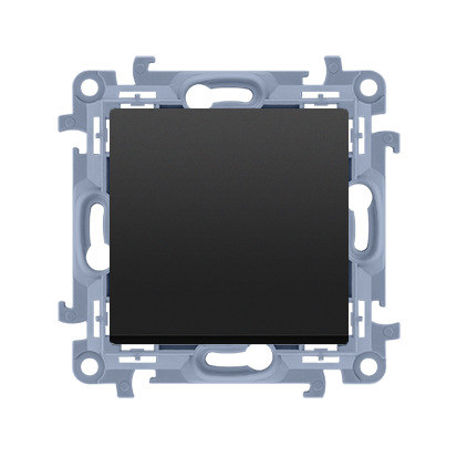Taster Ohne Piktogramm (modul) 10ax, 250v, Schnellanschlussklemmen, Schwarz M