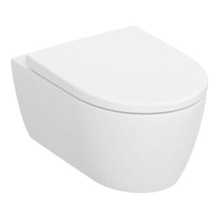 ICon Set Wand-WC Tiefspüler, geschlossenes Keramikdesign, - Geberit
