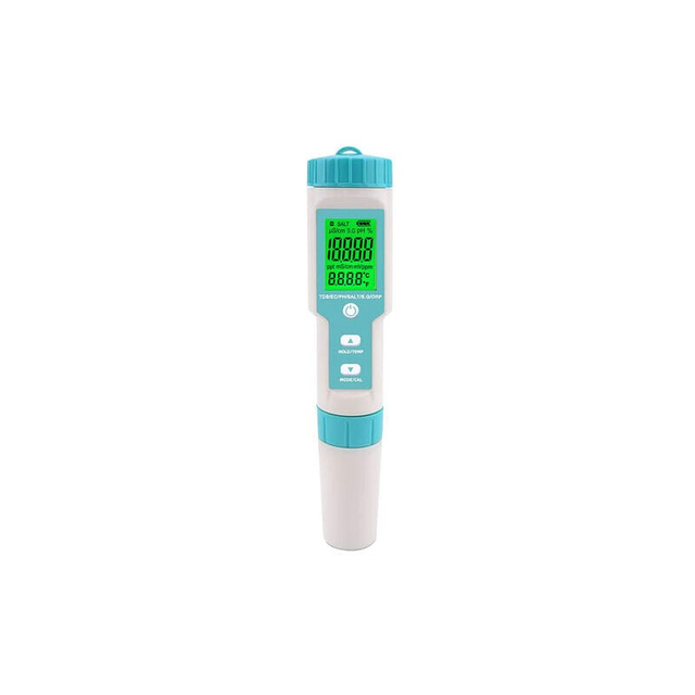 Schwimmbad-salzgehaltstester, Salzwasser-ph- Und Salzgehalt-tester, 7-in-1-digitaltester, Schwimmbad-ph- Und Salzgehaltstester