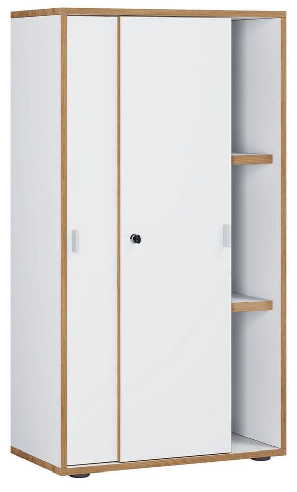 VCM - Büroschrank Schiebetüren Salia 3fach B60
