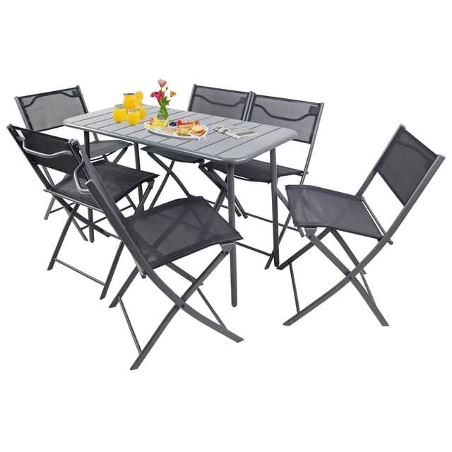 VCM - 7 tlg. Bistroset Balkonset Garten Sumila