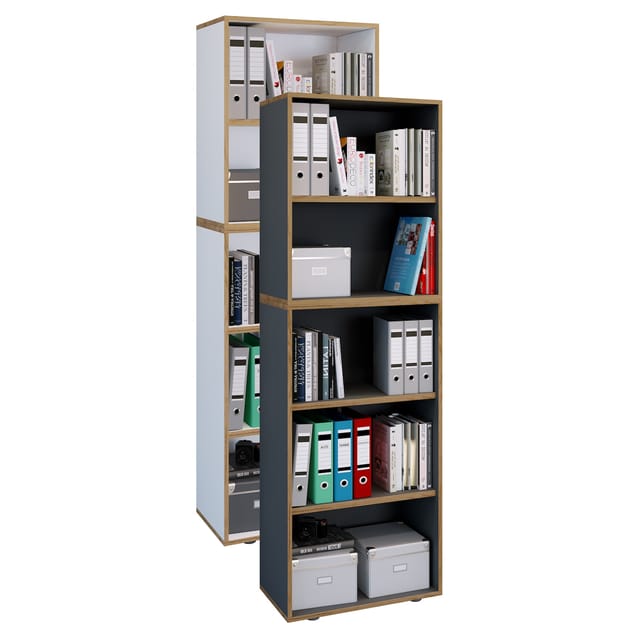 VCM - Regal Bücher Ordner Salia 5fach b. 60 cm