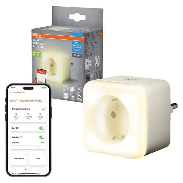 Osram Nachtlicht SMART+ WiFi Plug EU Weiß Nachtlicht