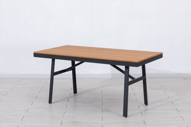 Gardissimo Dining-Ecklounge "Nabari XL" inkl. Ecksofa, Bank, Tisch und Kissen, anthrazit / braun, mit Sessel, rechts