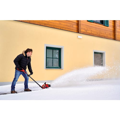 Einhell GE ST 36 40 Li E Solo Schneefräse Schwarz Rot