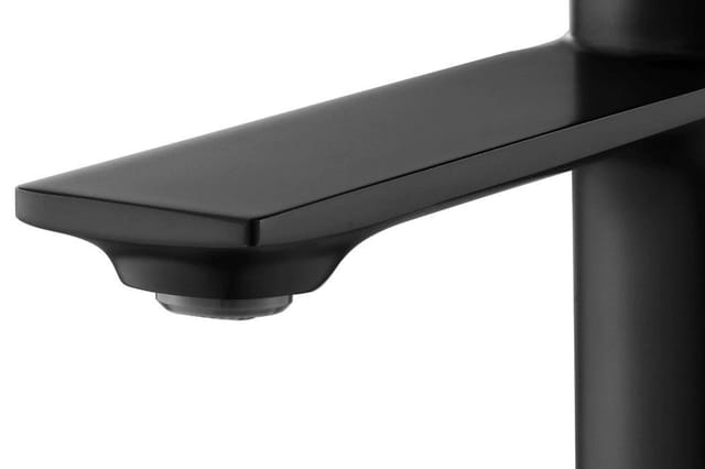 REA - waschbeckenarmatur storm schwarz low