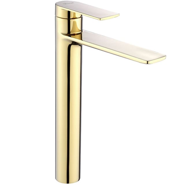REA - waschbeckenarmatur storm gold hoch