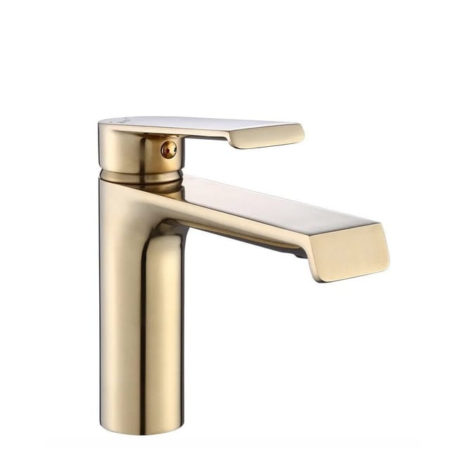 REA - waschbeckenarmatur hass gold low