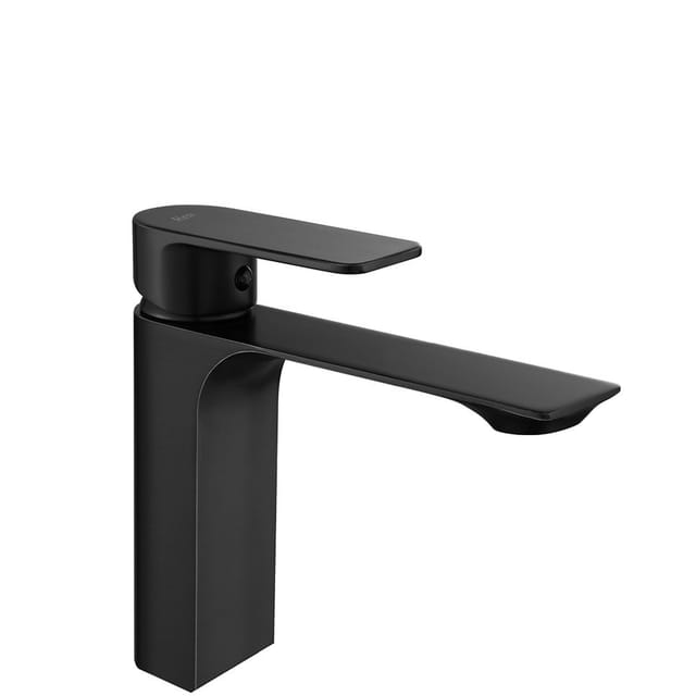 REA - waschbeckenarmatur urban schwarz low