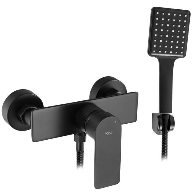 REA - duscharmatur, badarmaturen urban schwarz matt