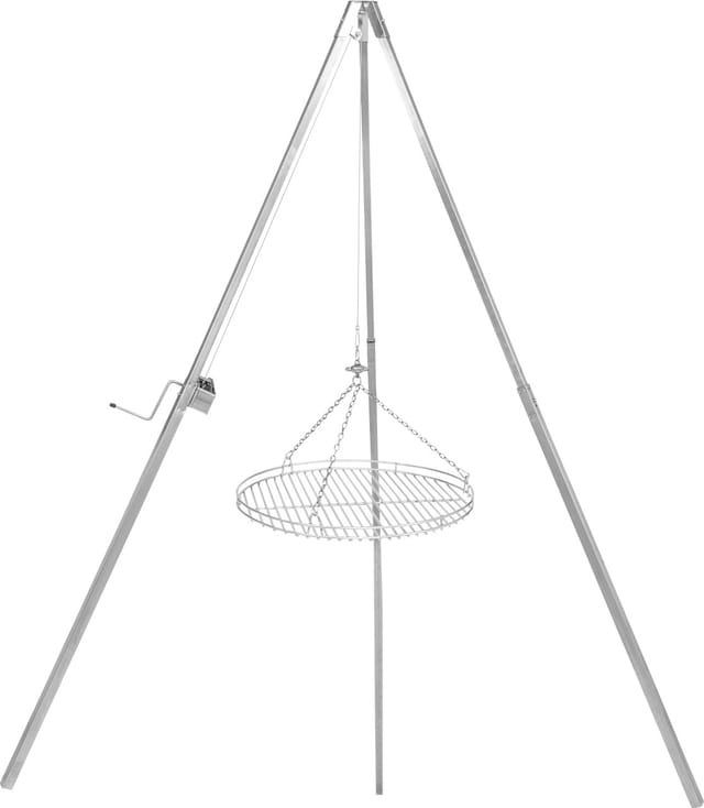 Schneider Grill - Schneider Edelstahl Dreibeingrill Schwenkgrill 170 cm Höhe mit Rost ø 70 cm