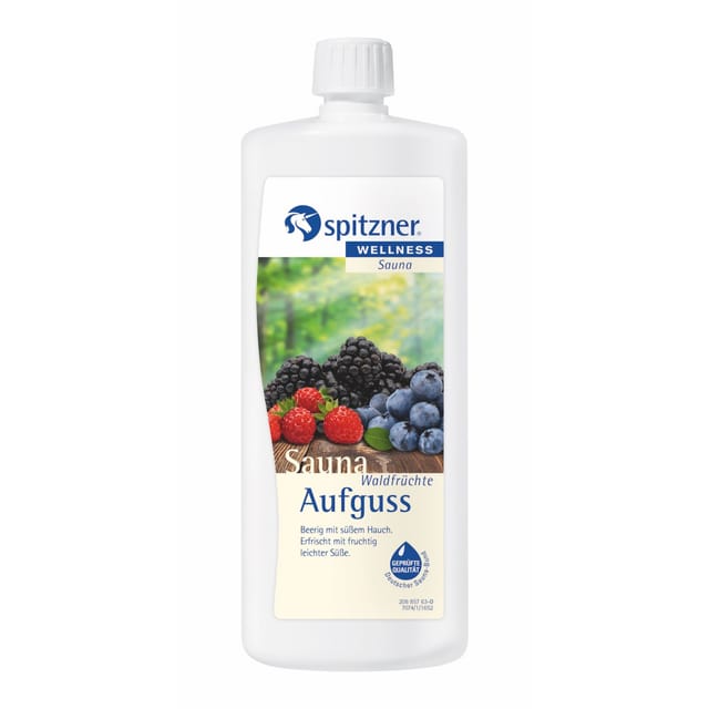 Spitzner - Saunaaufguss Waldfrüchte 1 Liter (1000 ml) Wellness Konzentrat 8850105