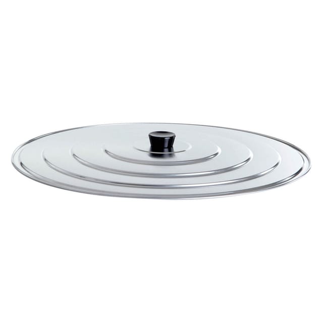 Paella World Universal-Deckel aus Aluminium Ø 36 cm für Paella-Pfanne Gusseisenpfanne