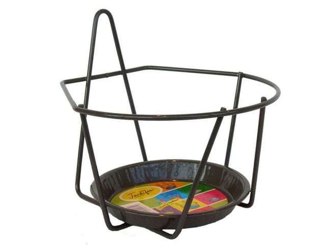 Wand-Blumentopfhalter grau, ø 22 cm