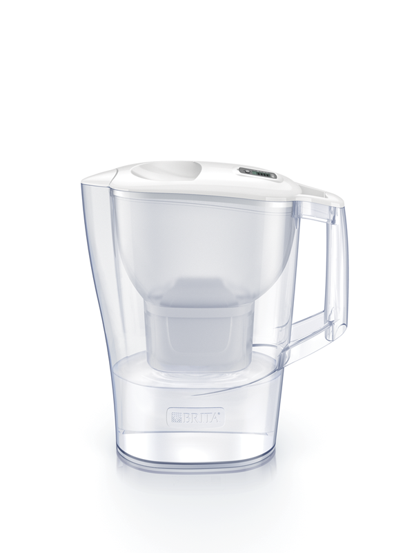 Brita Aluna Filterkaraffe Weiß und Transparent 2,4L