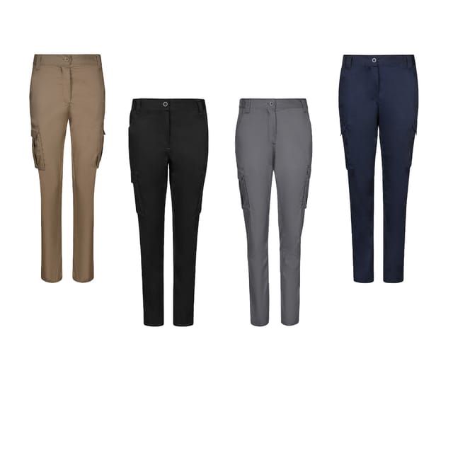Velilla 103002SW Stretch-Arbeitshose für Damen - 34 (EU) - Schwarze
