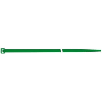 Kabelbinder Pack a 100 St. grün, 100x2,5mm - Sapiselco