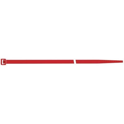 SapiSelco Kabelbinder Nylon rot 200x4,5mma 100 Stück