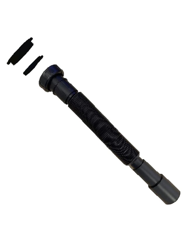 Tecnoagua - Doppelsiphon 1 1/2-1 1/4 a 32-40 Schwarz T-39DB58039