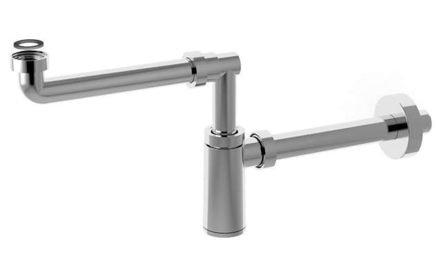 Bonomini - Sapho King - Waschtischsiphon, platzsparend, 1 1/4, Ablauf 32 mm, Chrom 0595SP25K7