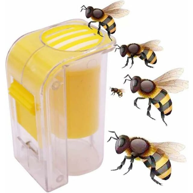 Shining House - Bienenkönigin-Flaschenmarkierungsflasche, Bienenkönigin-Plastikflasche, ein gutes Werkzeug zum Fangen und Markieren von
