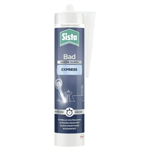 Sista - Bad Express Silikon Herstellerfarbe Transparent SHBT3 280 ml
