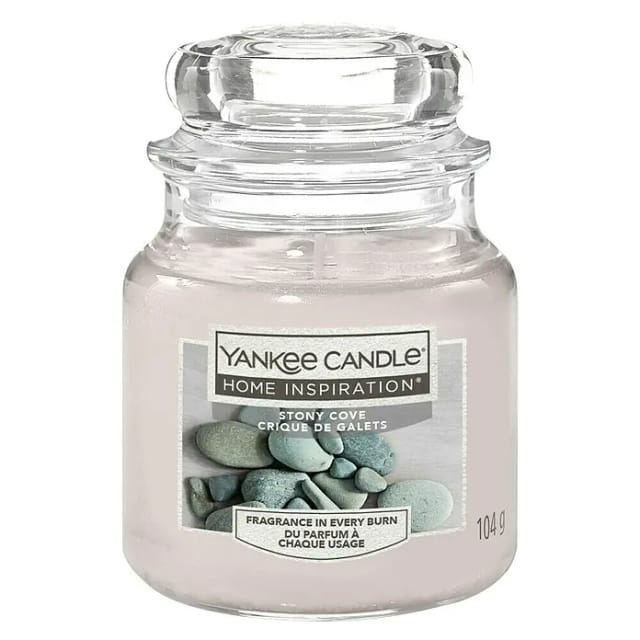 Yankee Candle - Duftkerze Kleines Glas Stony Cove 104 g grau Duft Kerze Duftkerzen