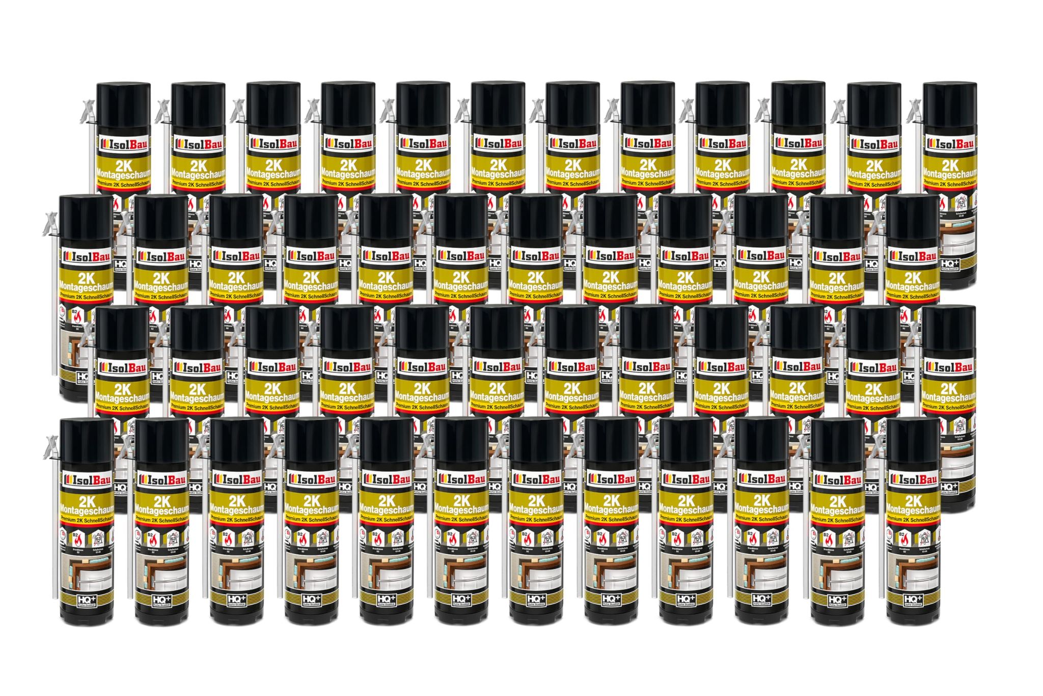 2k Bauschaum Montageschaum Zargenschaum 48 X 400ml Pu Schaum Schnellschaum