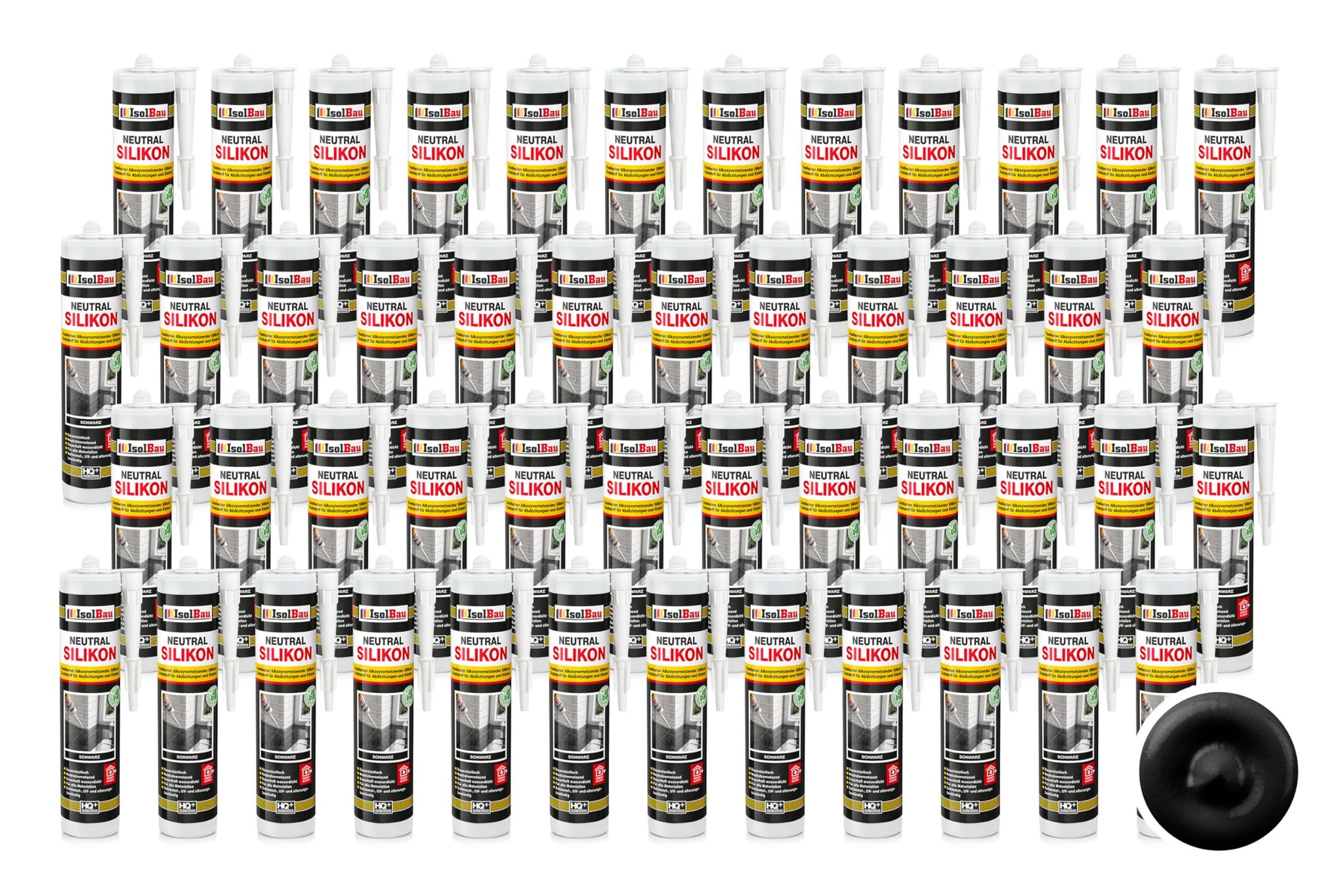 Neutralsilikon Naturstein Silikon Marmor Sanitär Inn/auß 48 X 300ml Schwarz