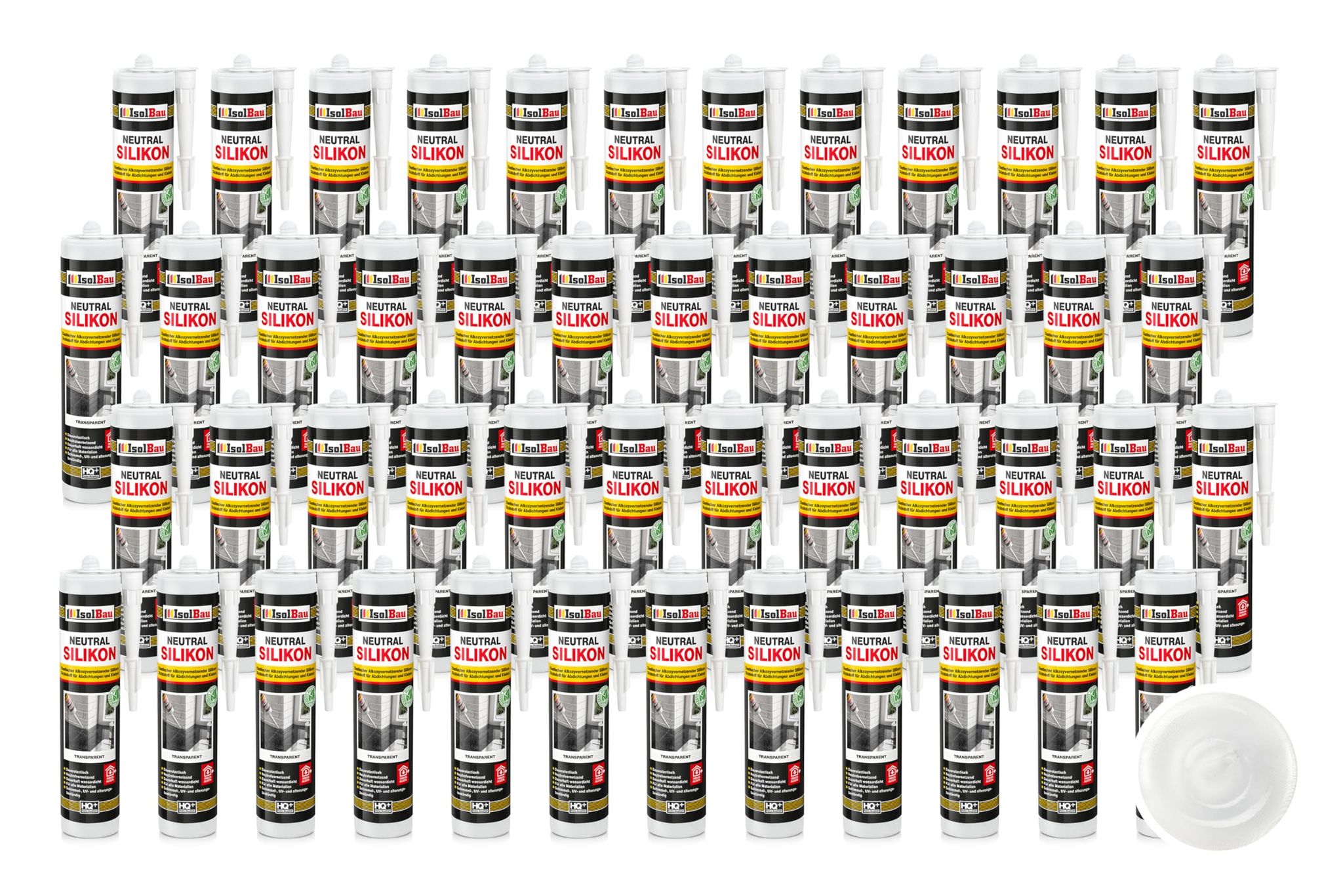 Neutralsilikon Naturstein Silikon Sanitär Marmor Inn/auß 48 X 300ml Transparent