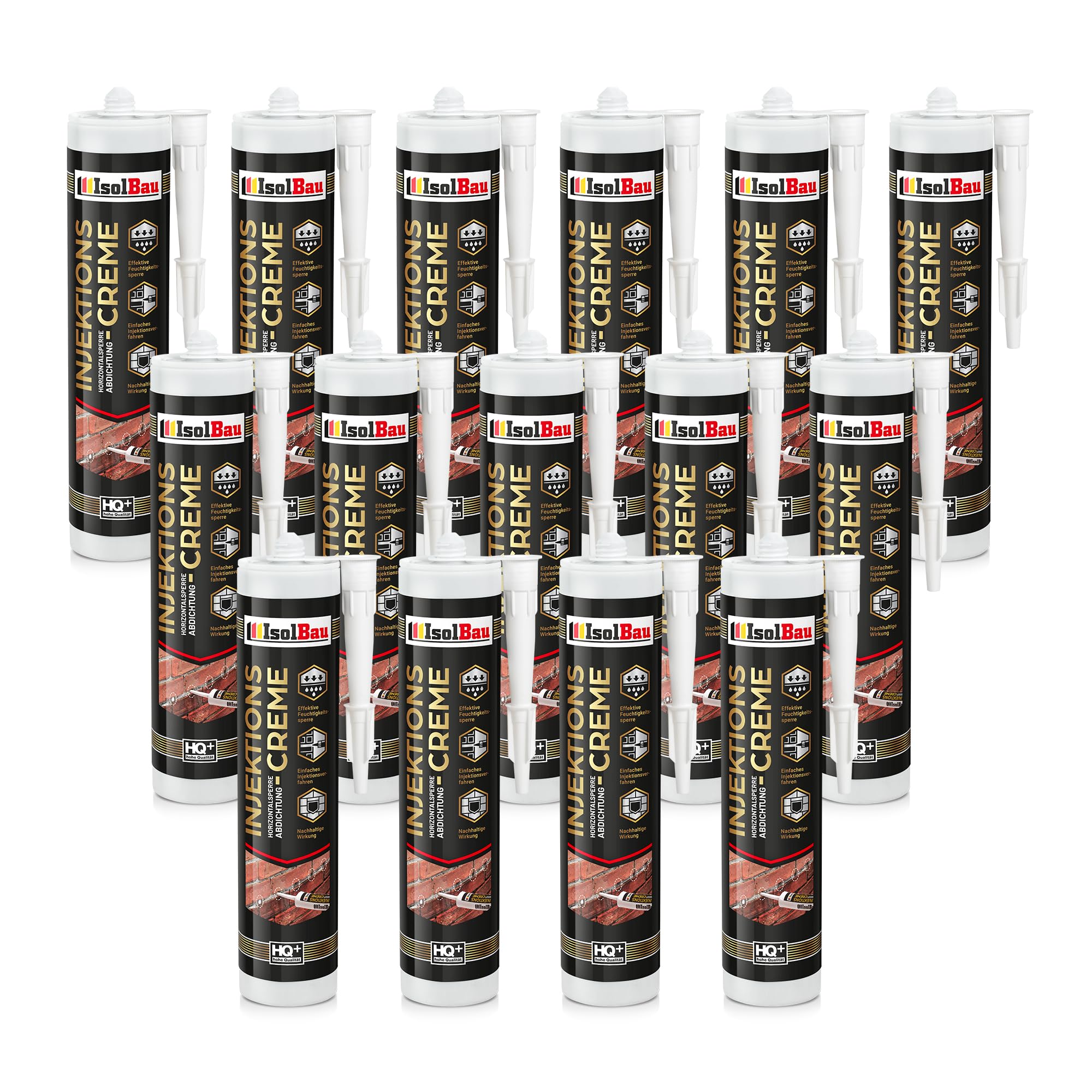 Injektionscreme 15 X 280ml Horizontalsperre Isolbau Horizontalabdichtung