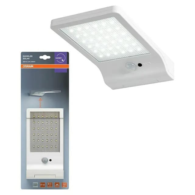 Osram LED-Außenleuchte Doorled Solar 19,2 cm kaltweiß weiß