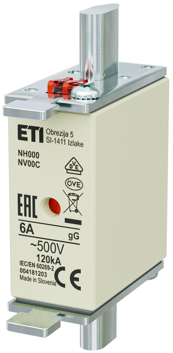 Sicherung - Nh000 Gg 6a/500v - Langsam