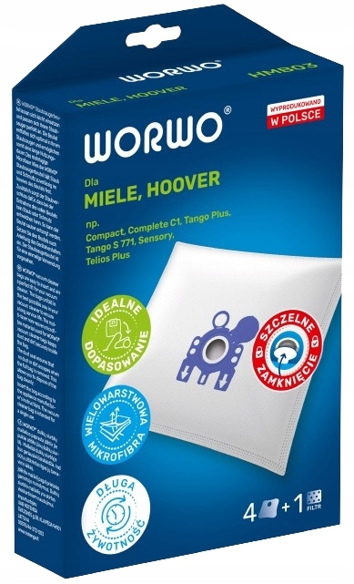 Worwo Hoover H30 Hmb03 /kpl4 Säcke (5901362005816)