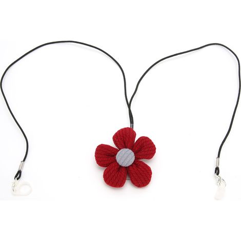 Niedliches Hörgeräteetui Mit Roter Blume, Anti-fall-clip Für Kinder Und Jugendliche, Sicherheitsbefestigung Für Hörgeräte