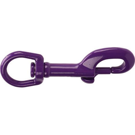 90 Mm Karabinerhaken Mit Drehbarem Ösenring, Edelstahl 316, Für Tauchausrüstung, Bootsausrüstung, Schlüsselanhänger, Lila