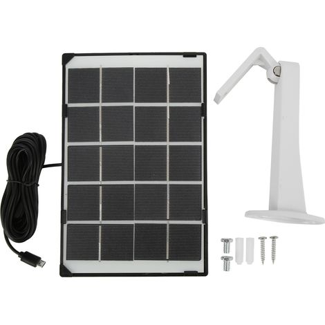 Tragbares 5v 6w Solarpanel Mit Mini-usb-anschluss, Solarladeset Für Reisen Im Freien