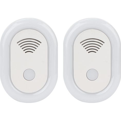 2 Ultraschall-schädlingsbekämpfer, Intelligente Frequenzumwandlung, Unbedenklich Und Sicher, Insektenschutz, 90–250 V Eu-stecker