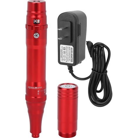 Permanent-make-up-maschine Für Augenbrauen, Für Dauerhafte Schönheit, Us-stecker 100-240v, Ideal Für Kosmetisches Make-up, Rot.
