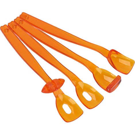 4-teiliges Tragbares Zungenmuskeltrainingsgerät Für Mund- Und Lippenübungen, Dysarthrie-genesung (orange)