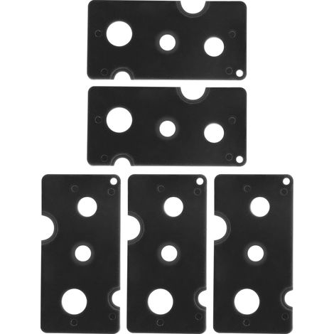 5er-pack Schwarze Flaschenöffner Für Ätherische Öle, Tragbarer Parfümrollenentferner, Einfaches Zubehör A021h