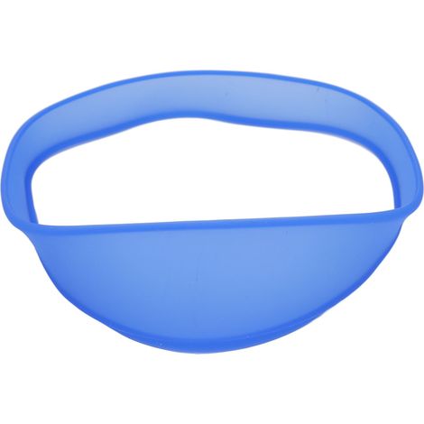 Waschbare Haarschneidehilfe, Silikon-nackenschablone, Verbessert Die Effizienz, Für Den Heimgebrauch, Blau