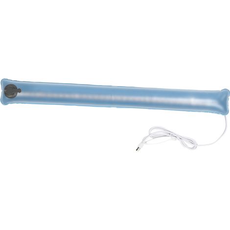 Aufblasbare Blaue Led-zeltlampe, 1200 Lm, Größe L, Faltbar, Tragbar, Usb-lichtröhre Mit Magnetbefestigung Für Outdoor-camping